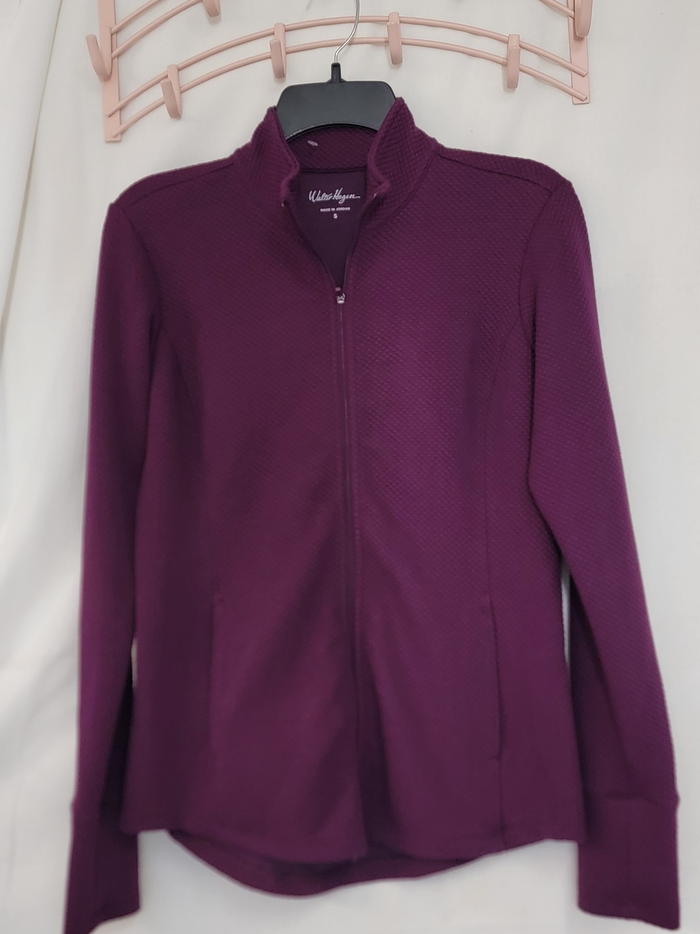 Walter Hagen Women's Zip-Up Jacket in Plum